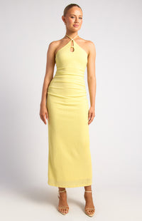 Sinead Halter Dress - Butter