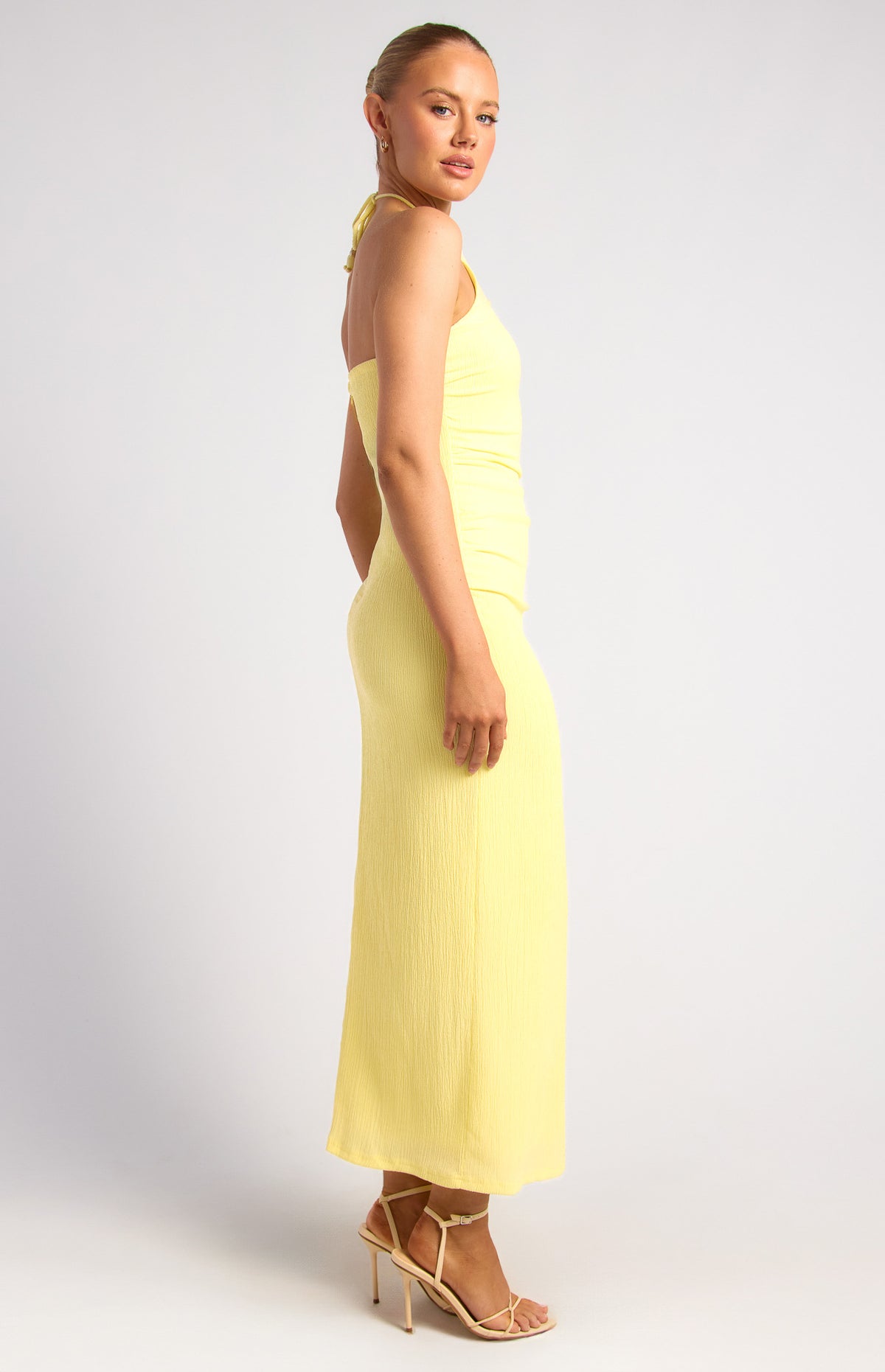 Sinead Halter Dress - Butter