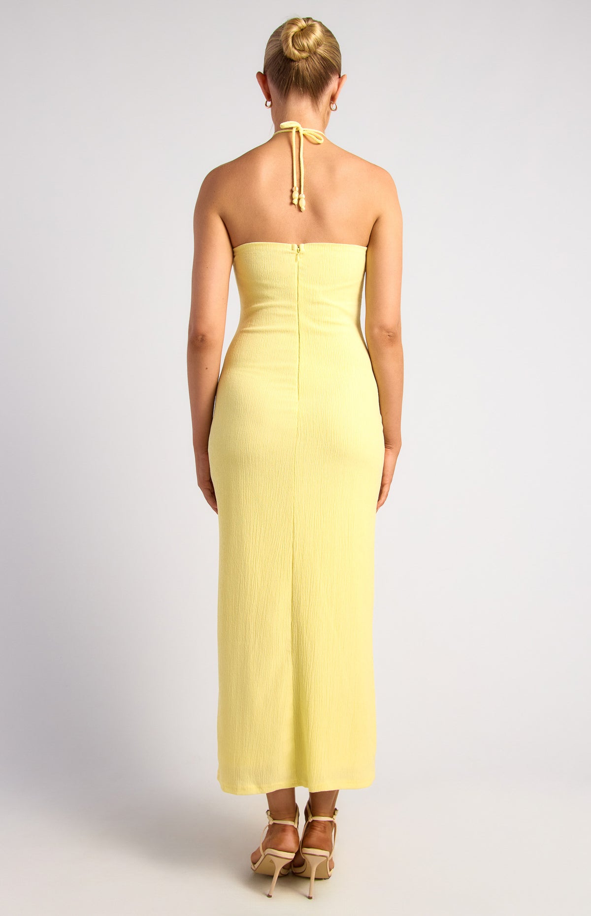 Sinead Halter Dress - Butter
