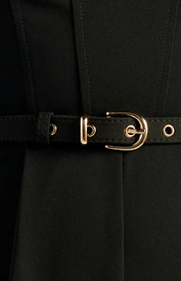 Romana Halter Jumpsuit - Black