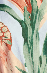 Pricilla One-Shoulder Floral Jumpsuit - Blue