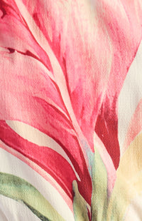 Pricilla One-Shoulder Floral Jumpsuit - Pink