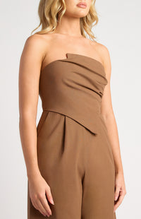 Marcelline Jumpsuit - Espresso