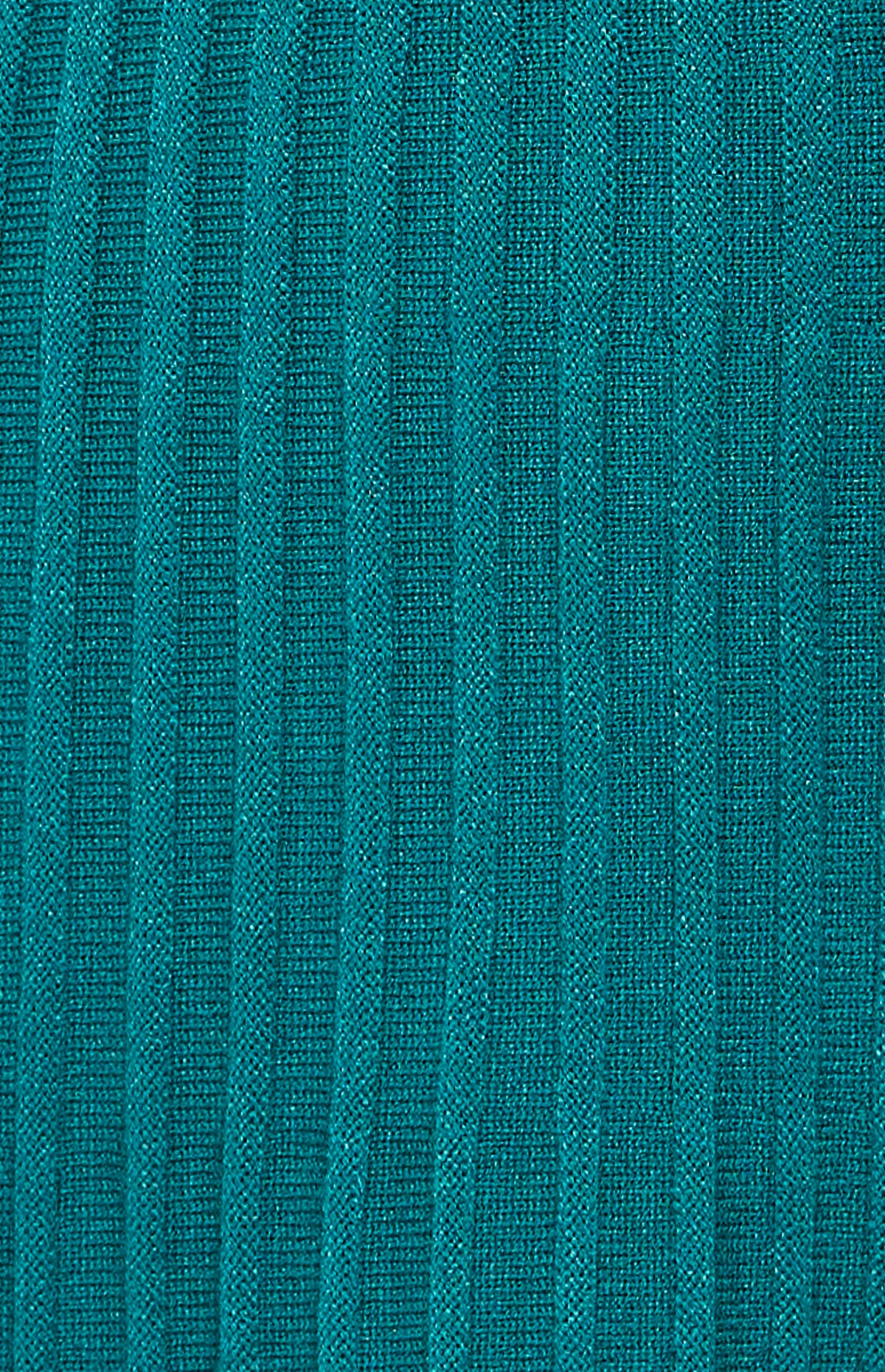 Tildy Long Sleeve, Ribbed Knit Mini Dress - Emerald