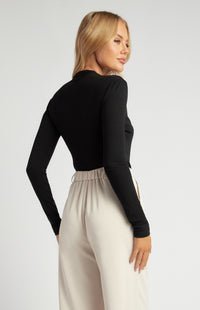 Jagger Long Sleeve Top - Black
