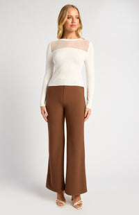 Liah Long Sleeve Top - White