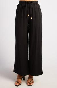 Joshua Wide Leg Pants - Black
