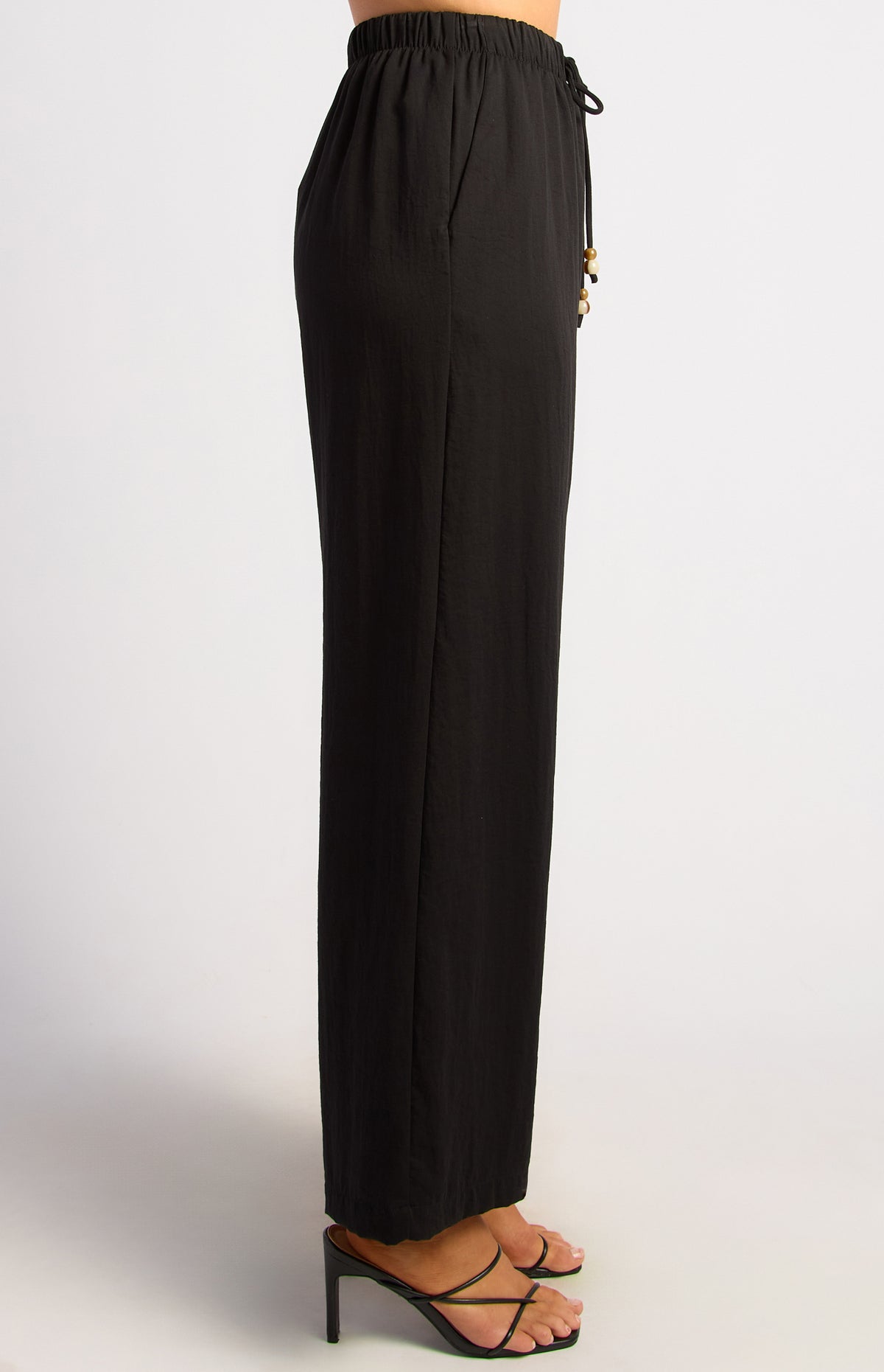 Joshua Wide Leg Pants - Black