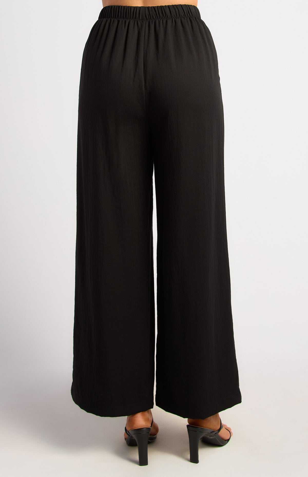 Joshua Wide Leg Pants - Black