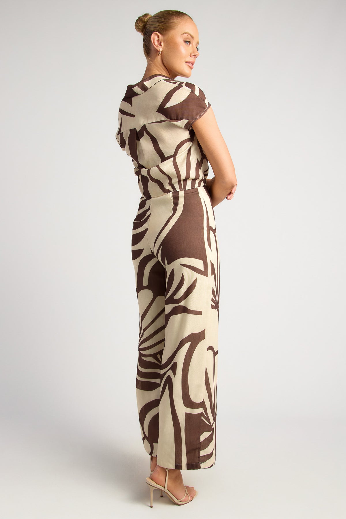 Chapel Top & Pants Set - Espresso