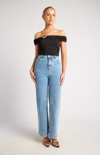 Lawson Off-Shoulder Bodysuit - Black