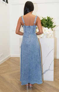 Sydnee Maxi Dress - Denim