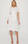 Talina Shirt Dress - White