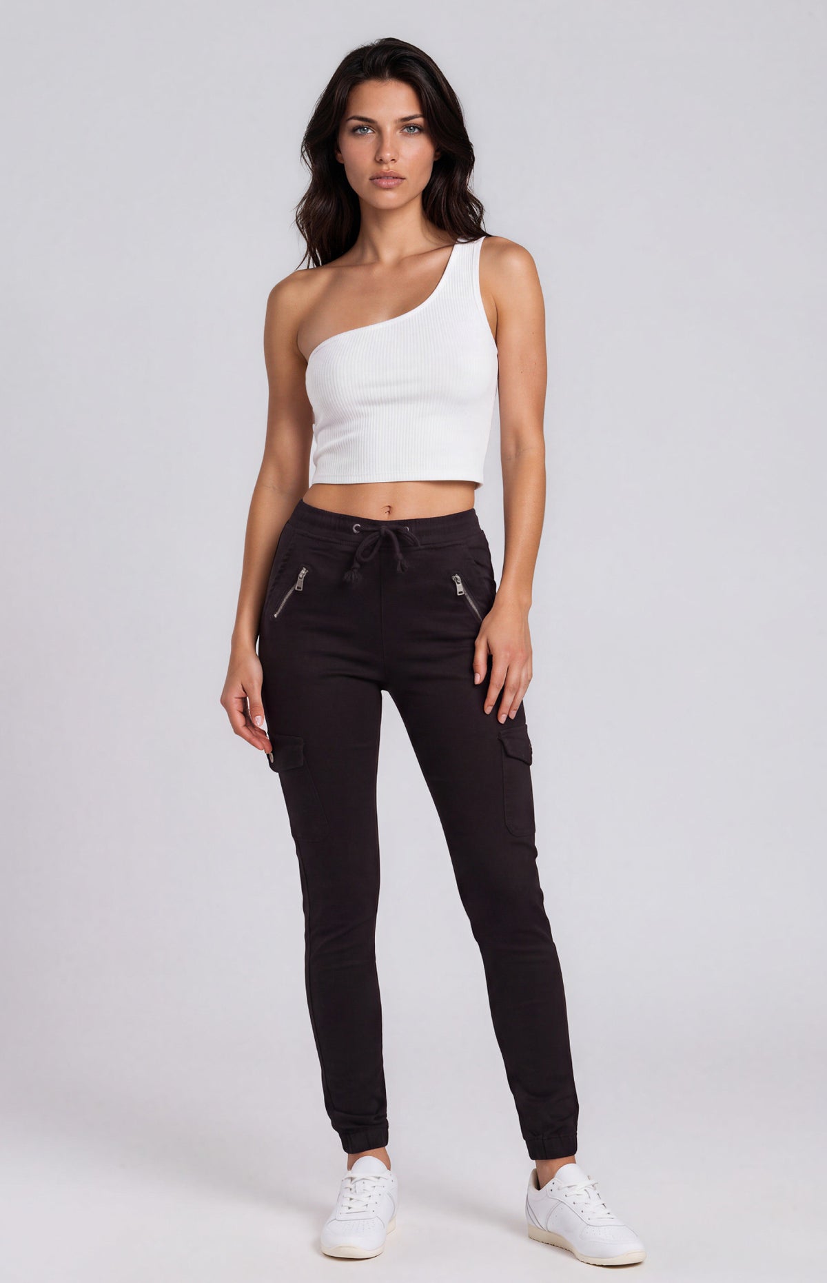 Frankie Cargo Jeans - Black