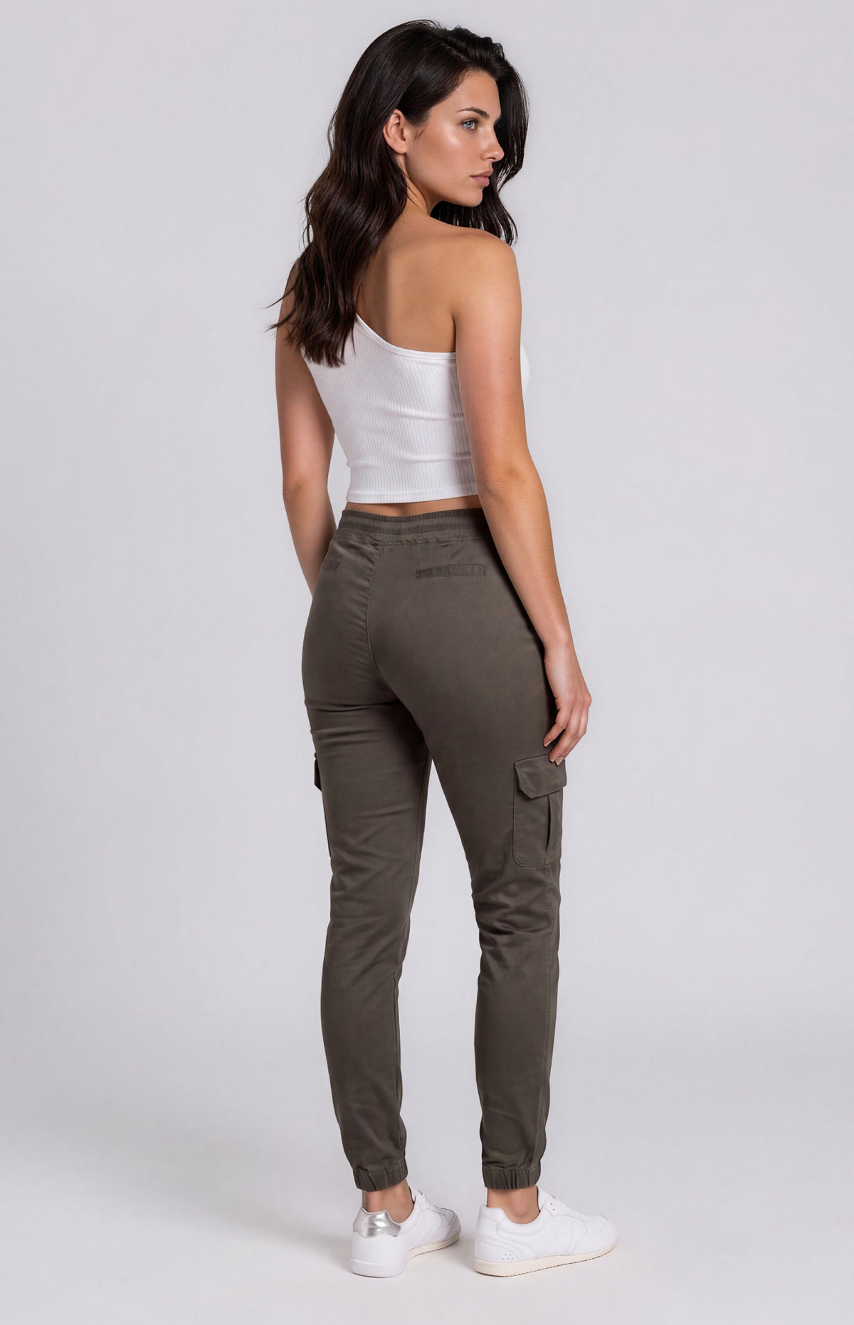Frankie Cargo Jeans - Khaki