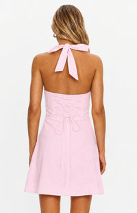 Miravelle Halter Mini Dress - Pink