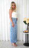 Ellie Maxi Length Skirt - Denim