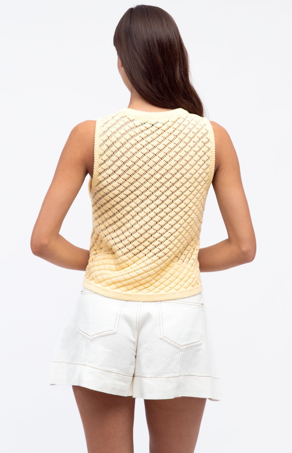 Paulo Sleeveless Knit Top - Butter