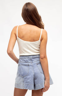 Niesha Denim Shorts - Blue
