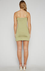 Remy Long Sleeve Mini Shirt Dress - Olive