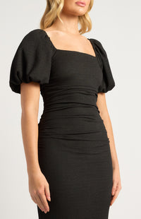 Elma Midi Dress - Black