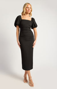 Elma Midi Dress - Black