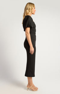 Elma Midi Dress - Black