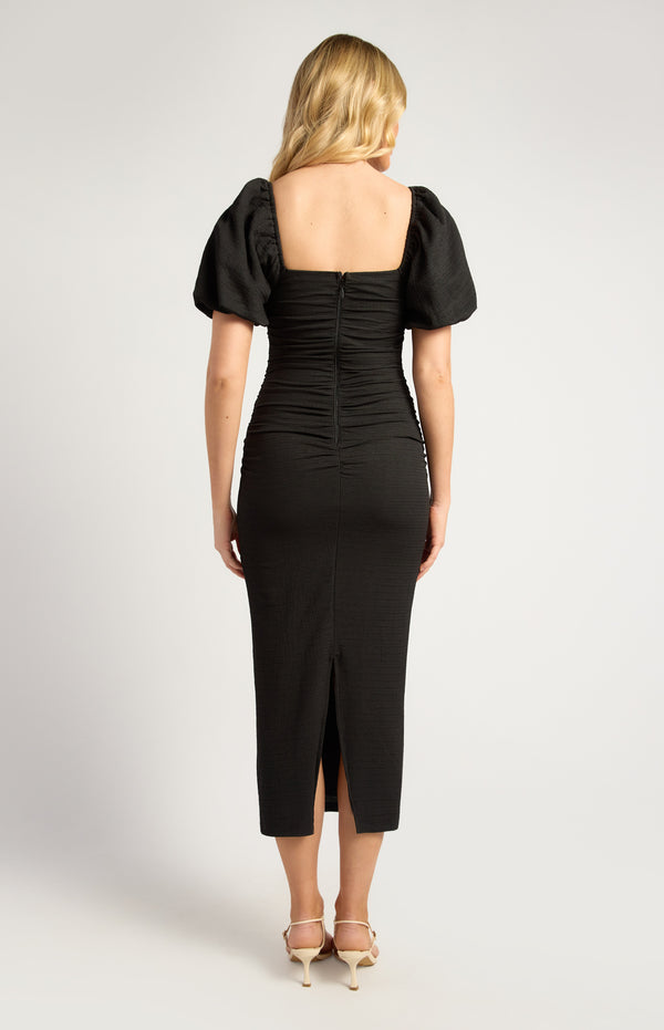 Elma Midi Dress - Black