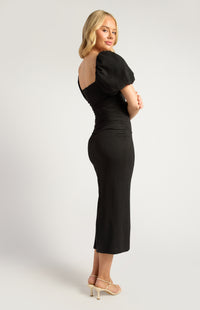 Elma Midi Dress - Black