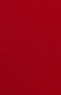 Sweetpea Off Shoulder Midi Dress - Deep Red
