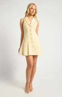llana Dress - Lemon