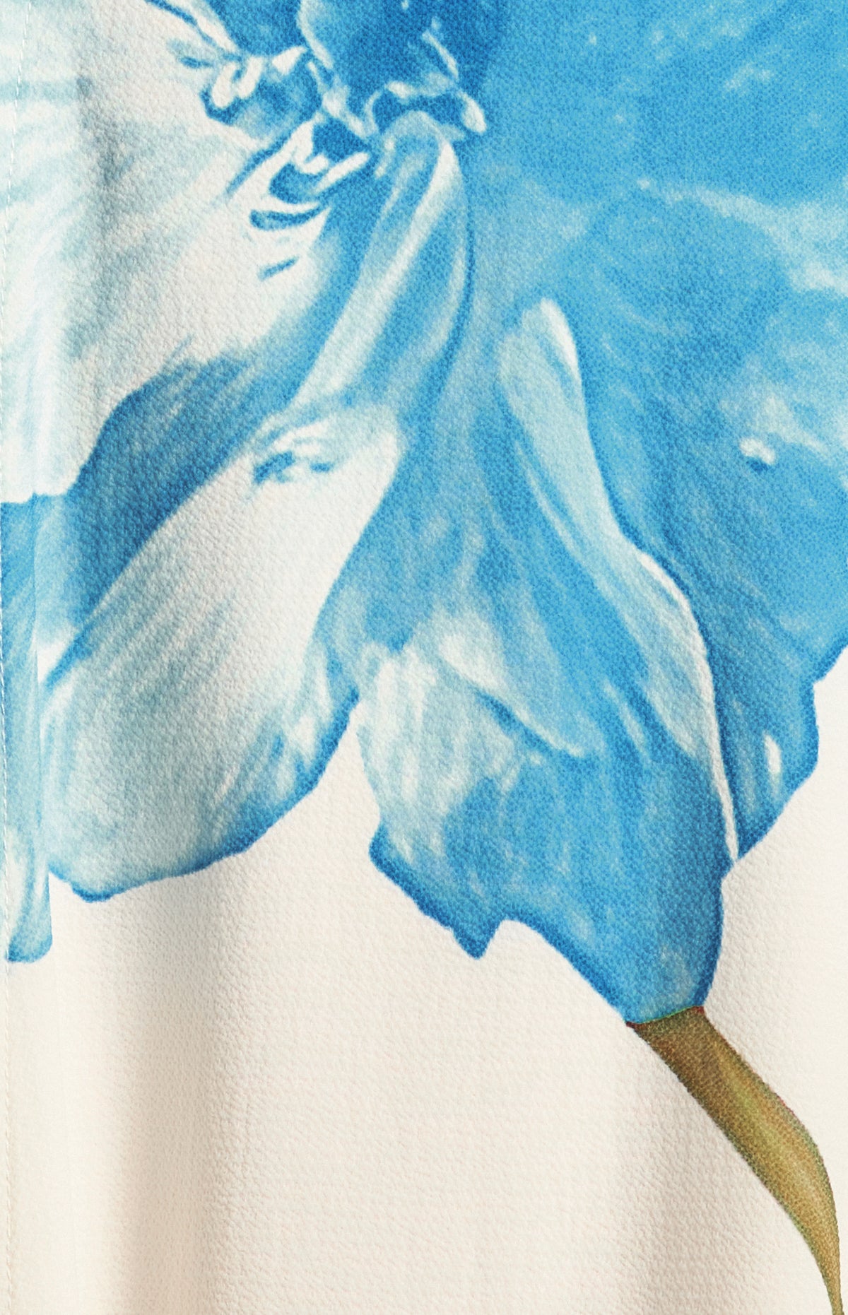 Nissa Strapless Floral Maxi Dress - Blue