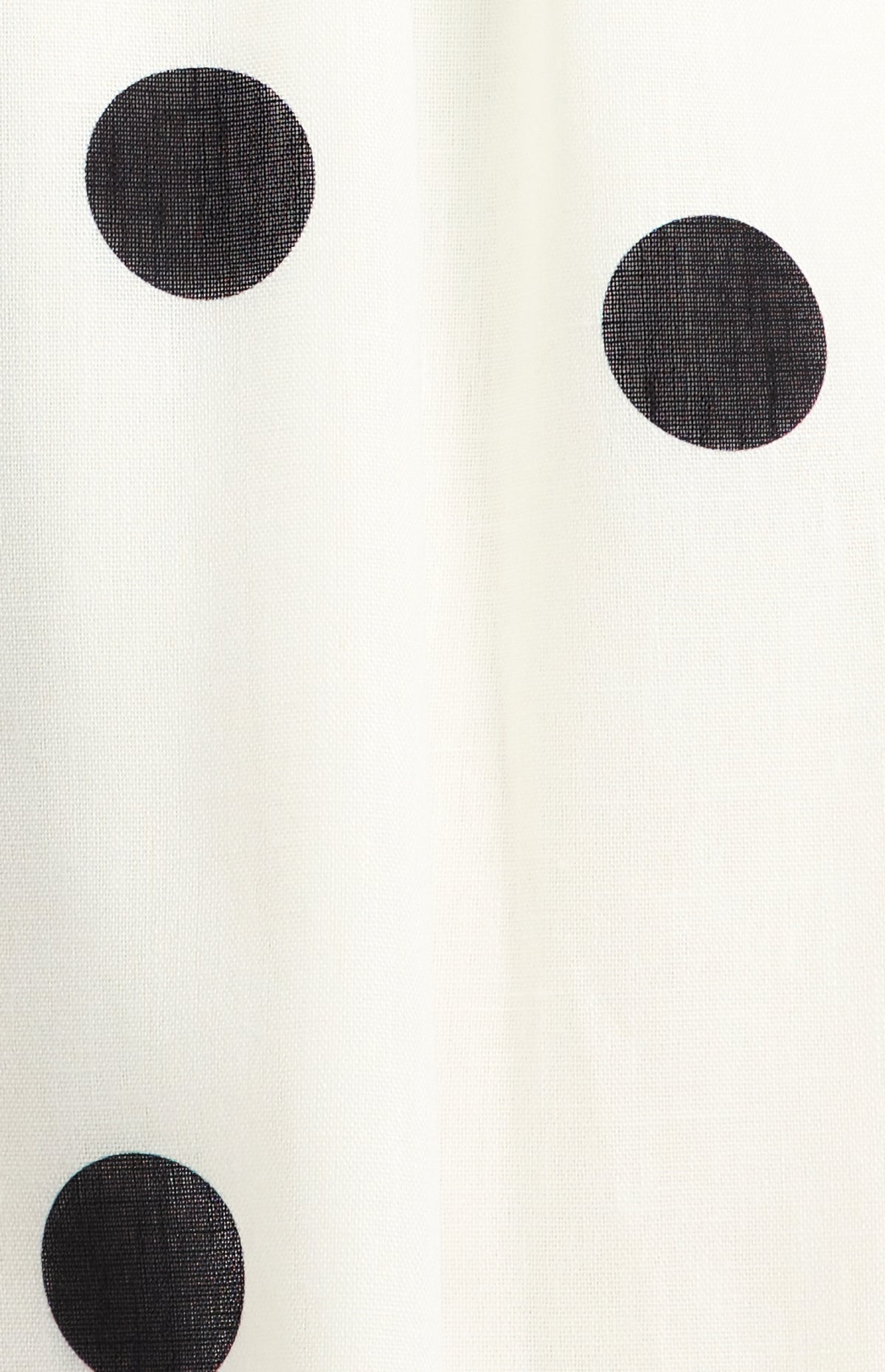 Delfina Polka Dot Midi Dress - White