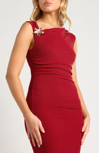 Ruva Maxi Dress - Red