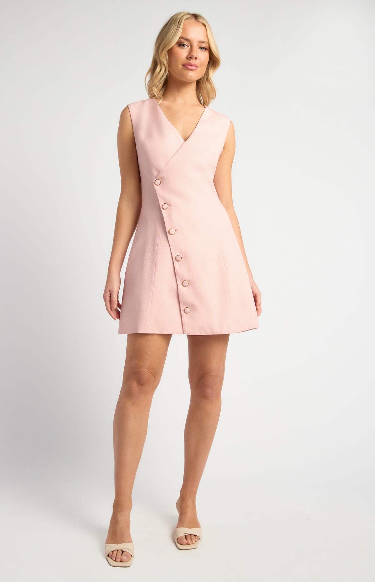 Katiya Vest Dress - Pink