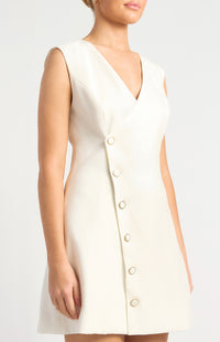 Katiya Vest Dress - White