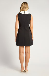 Marielle Sleeveless Mini Dress - Black
