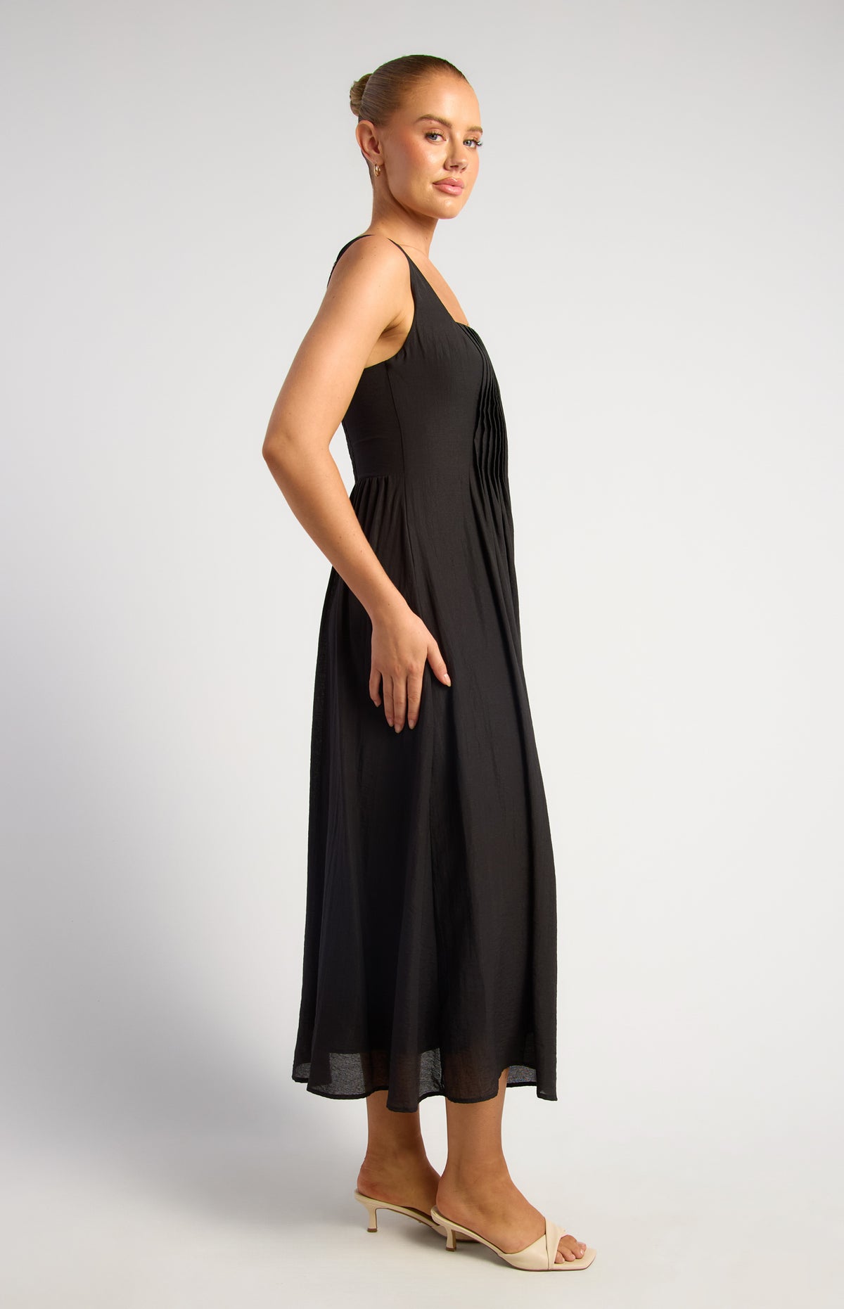 Joaquin Midi Dress - Black