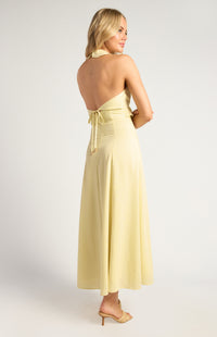 Gracia Midi Dress - Lemon