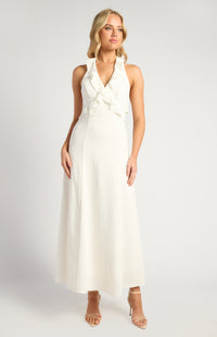 Gracia Midi Dress - White
