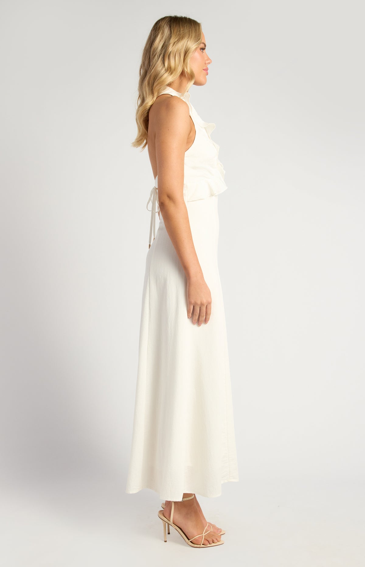 Gracia Midi Dress - White