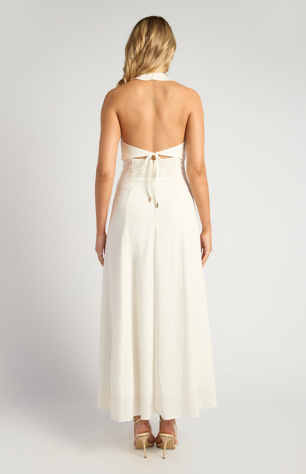 Gracia Midi Dress - White