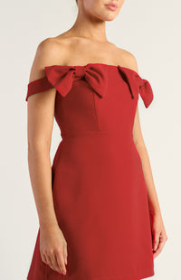 Declan Mini Dress - Red