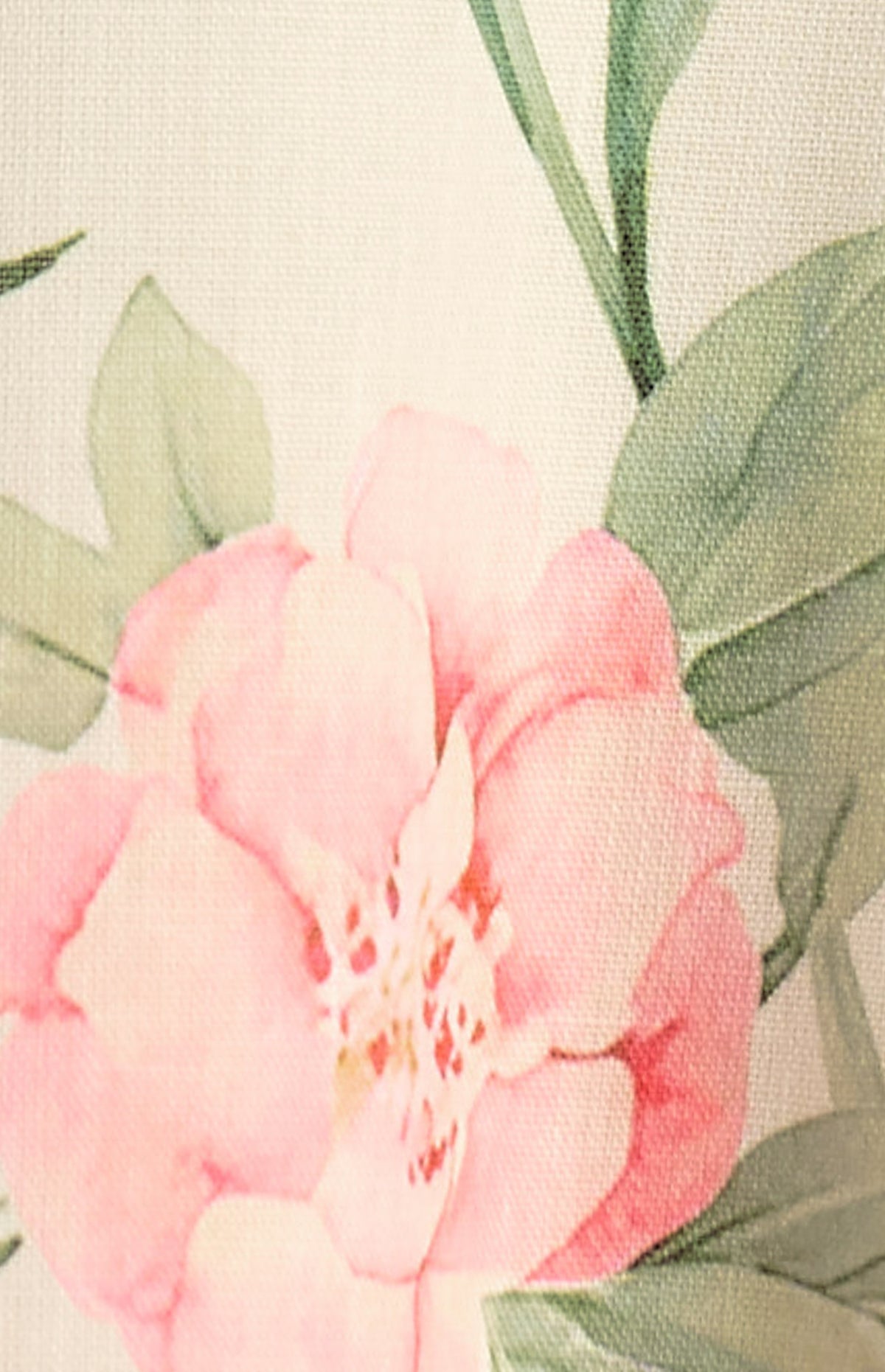 Lando Faux Linen Midi Dress - Floral Apricot