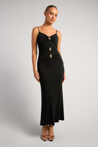 Sonya Maxi Dress - Black