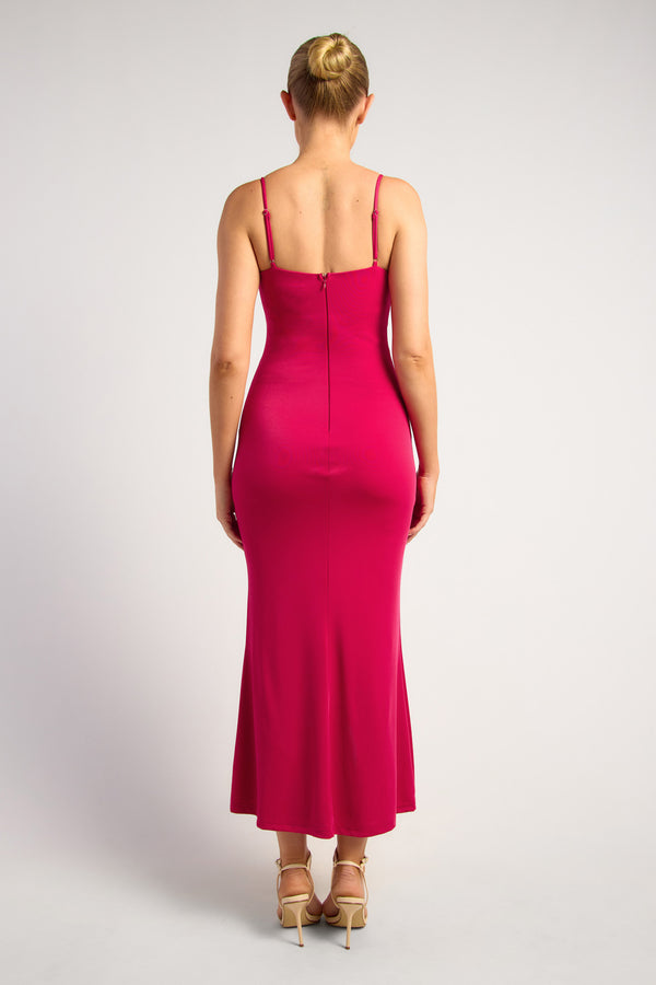 Sonya Maxi Dress - Fuchsia