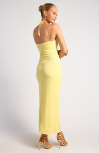Sinead Halter Dress - Butter
