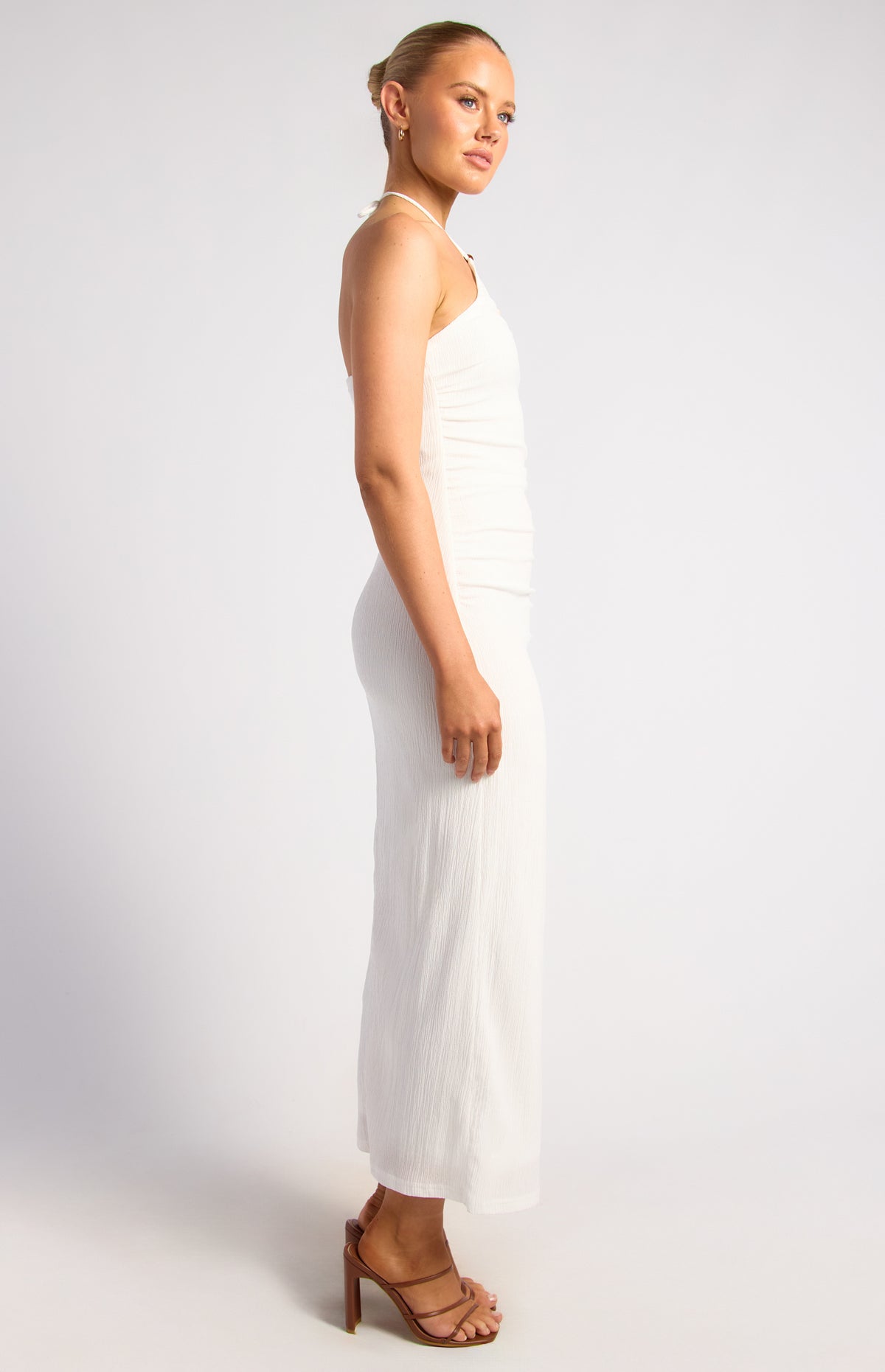 Sinead Halter Dress - White
