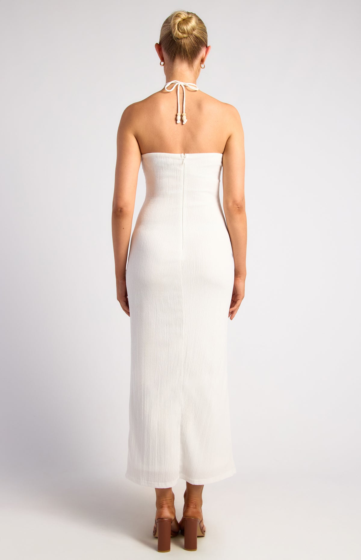 Sinead Halter Dress - White