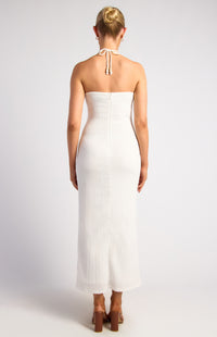 Sinead Halter Dress - White